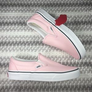 Women's VANS Pink Classic Slip-Ons NWT Sz 8
